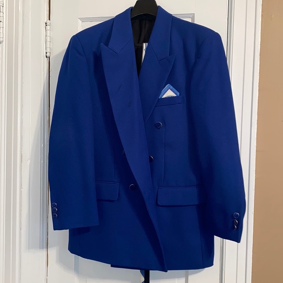 Other - Royal blue suit jacket size 38R